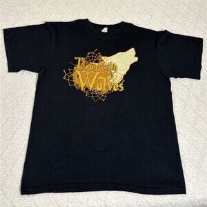 Vintage 2009 Twilight Saga New Moon Movie 2 Sided Run With Wolves Tee Men Size M